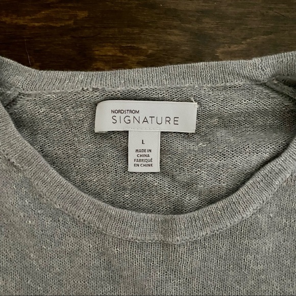 Men’s Cashmere & Linen Sweater - Picture 5 of 6